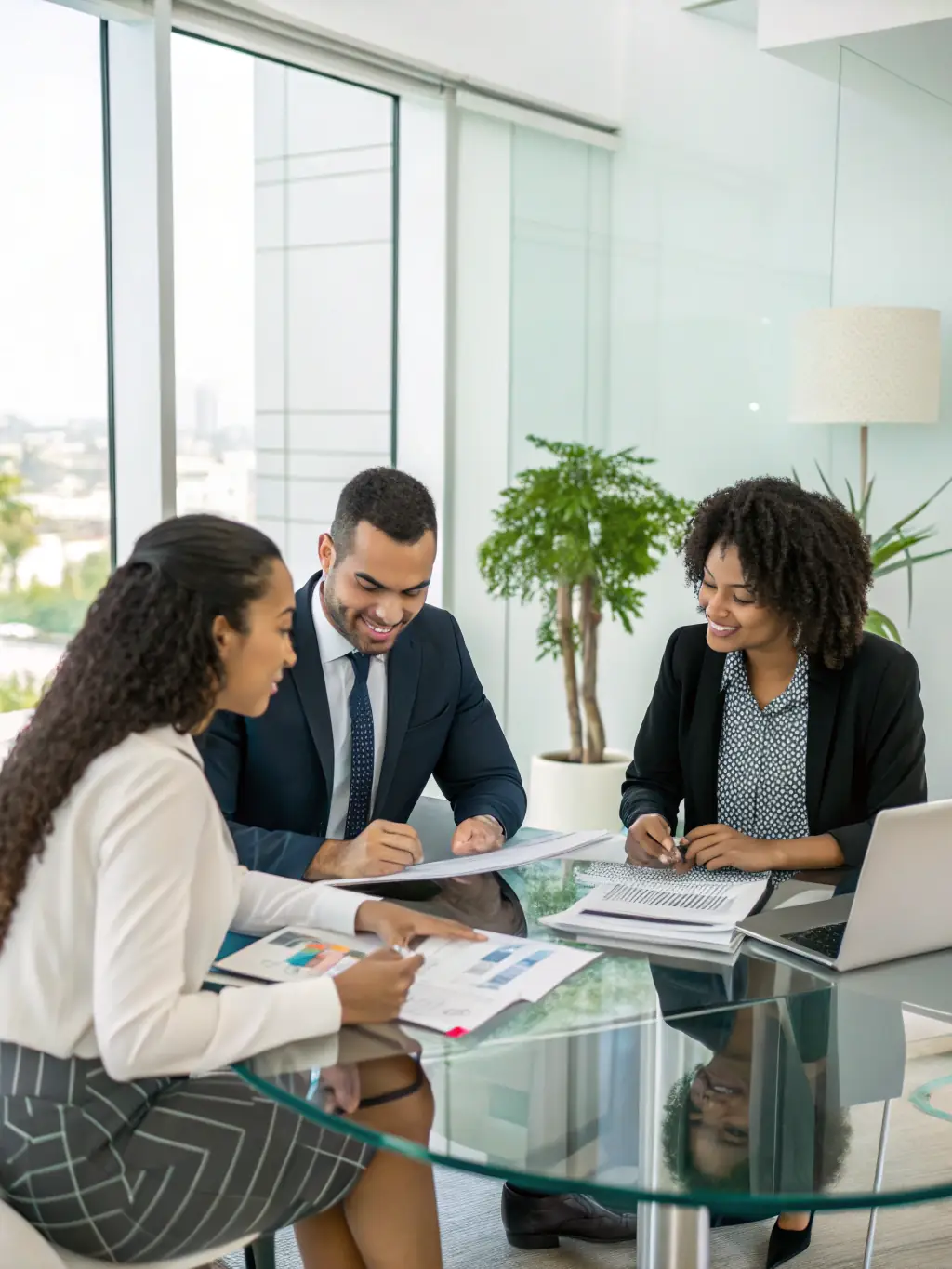 A photo of a panel discussion featuring multiple marketing experts, engaging in a lively debate on the future of marketing strategies and investment opportunities.